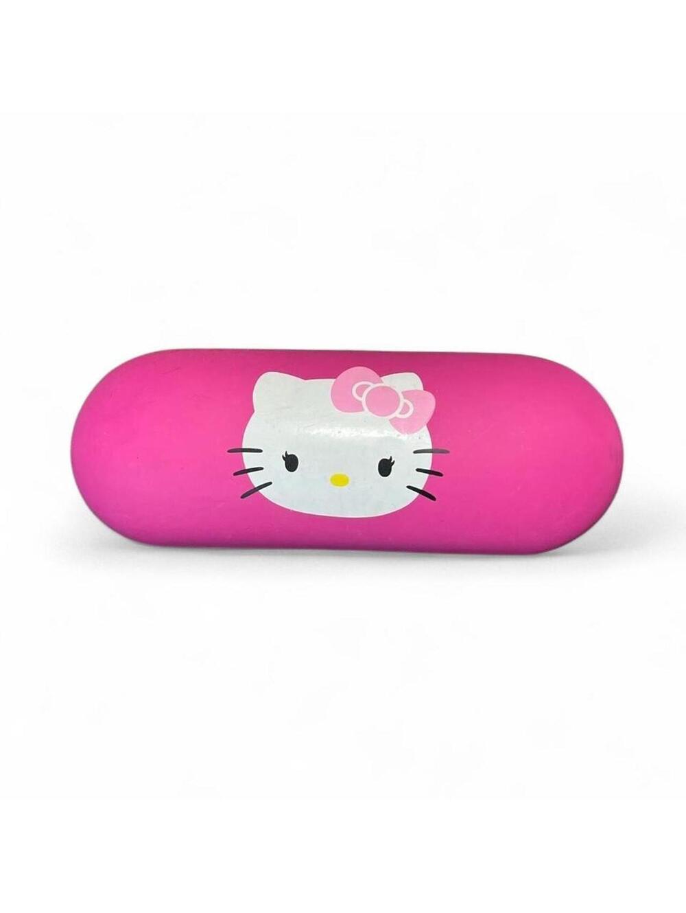 Hello Kitty Glasses Case Pink Sanrio Hard Shell Sunglasses Protector Vintage Y2K
